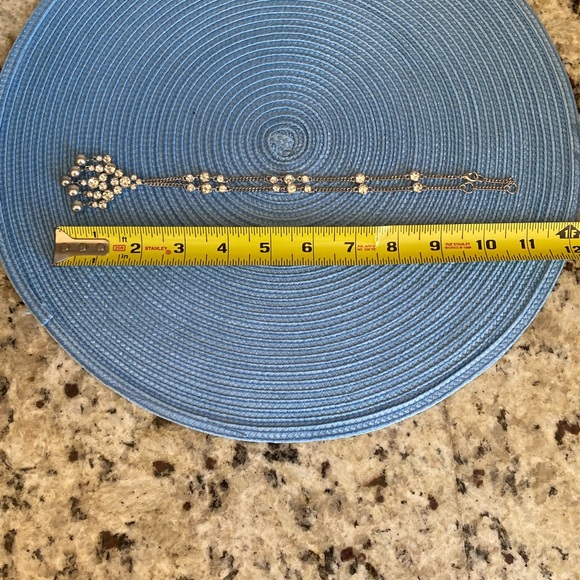 GIVENCHY PEARL AND RHINESTONE Vintage NECKLACE - Picture 9 of 11